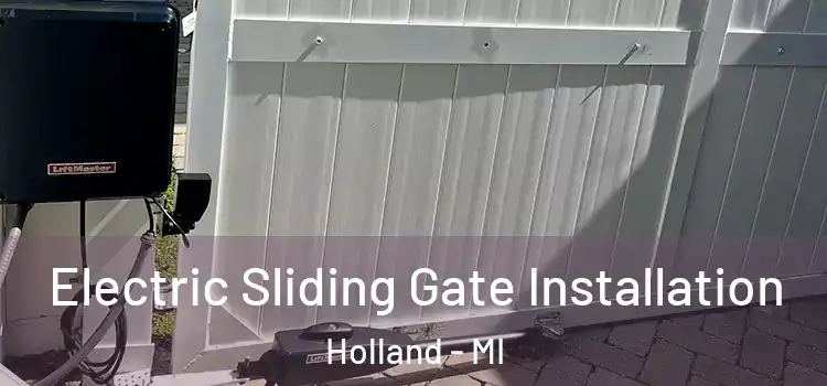  Electric Sliding Gate Installation Holland - MI